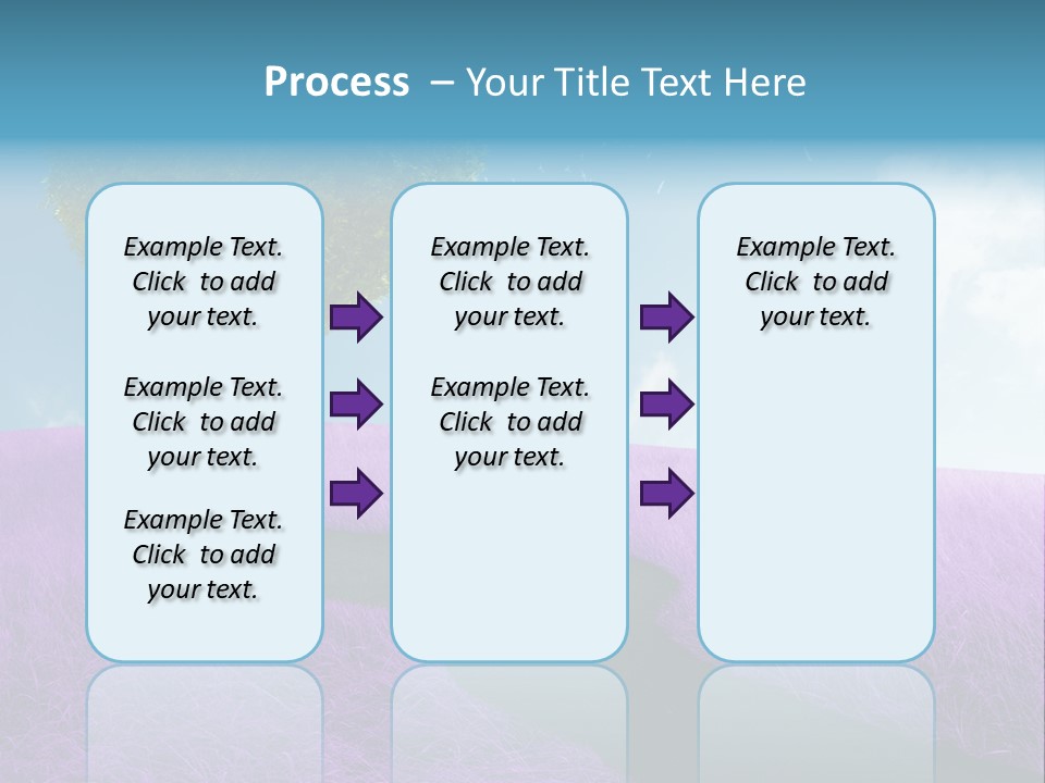 Meadow Valentines Day Tree PowerPoint Template