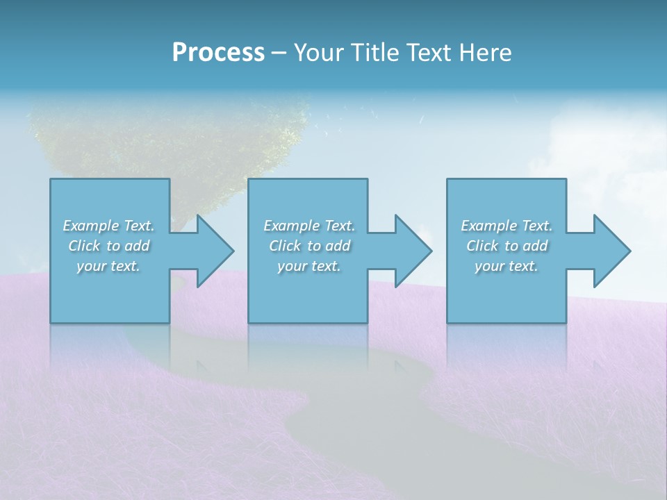 Meadow Valentines Day Tree PowerPoint Template