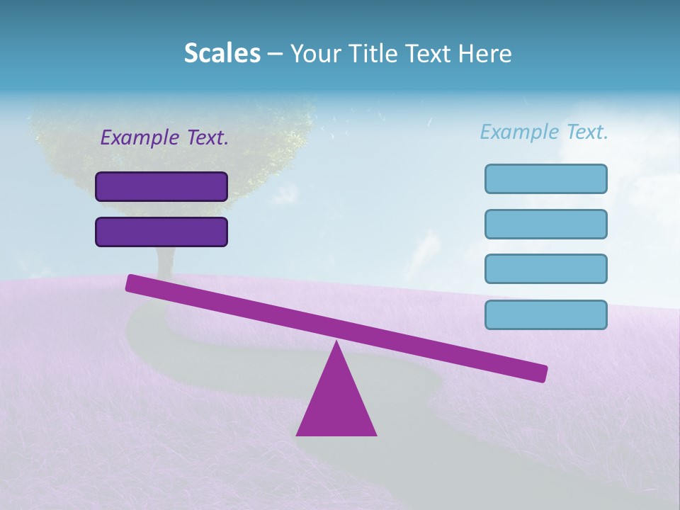 Meadow Valentines Day Tree PowerPoint Template