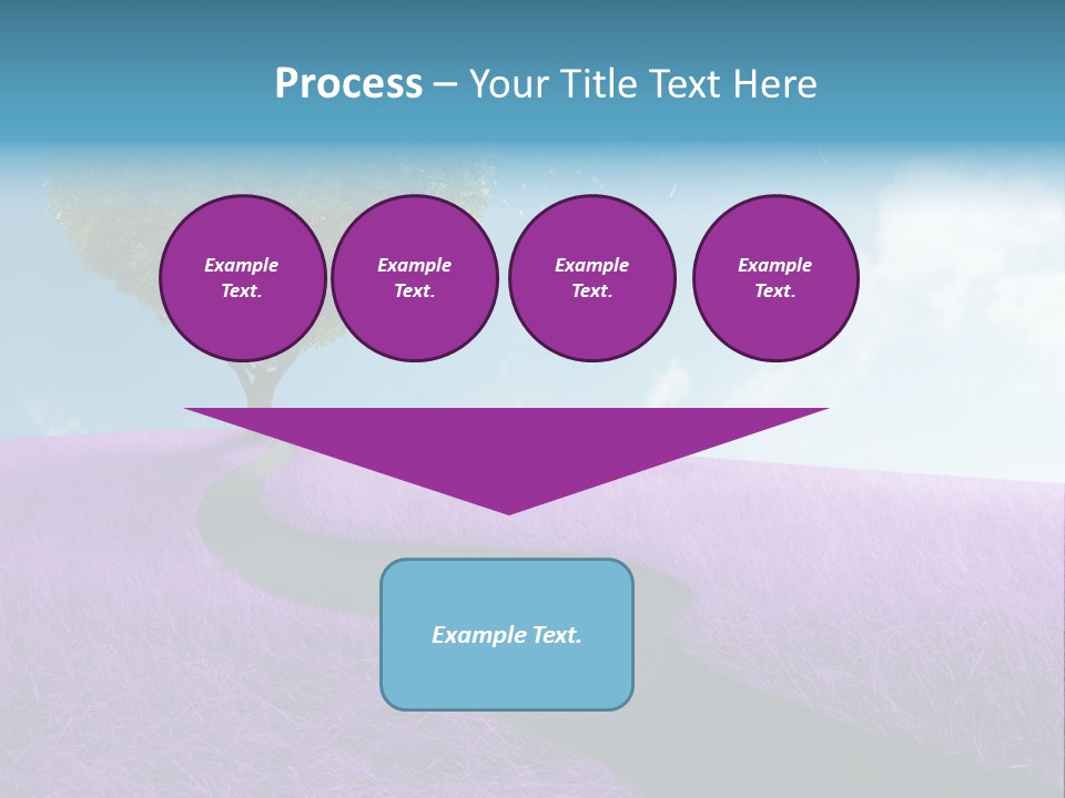 Meadow Valentines Day Tree PowerPoint Template