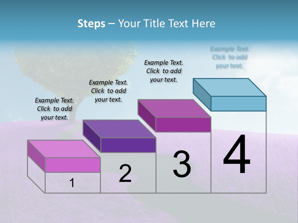Meadow Valentines Day Tree PowerPoint Template