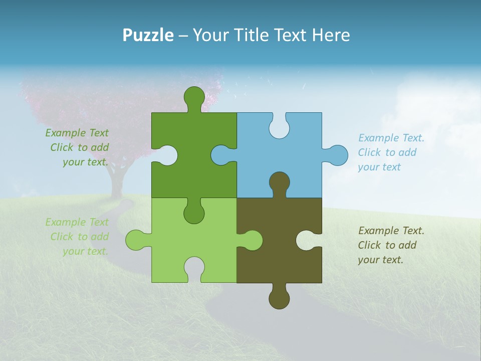 Meadow Nature Dream PowerPoint Template