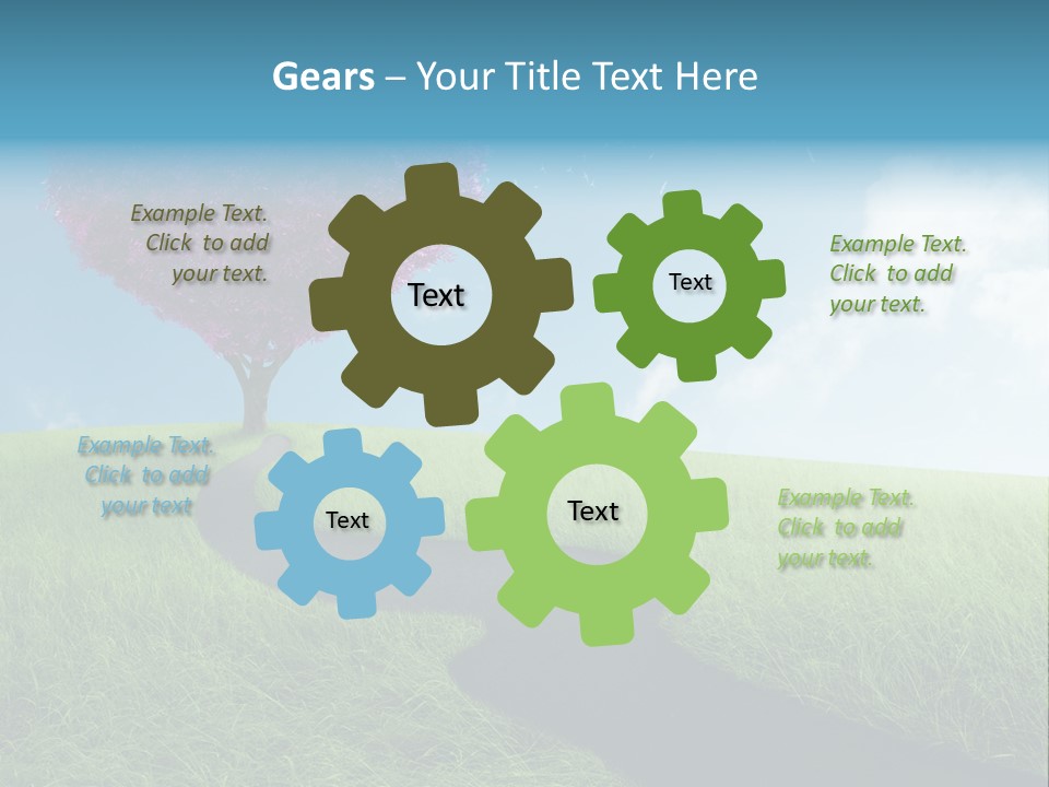 Meadow Nature Dream PowerPoint Template