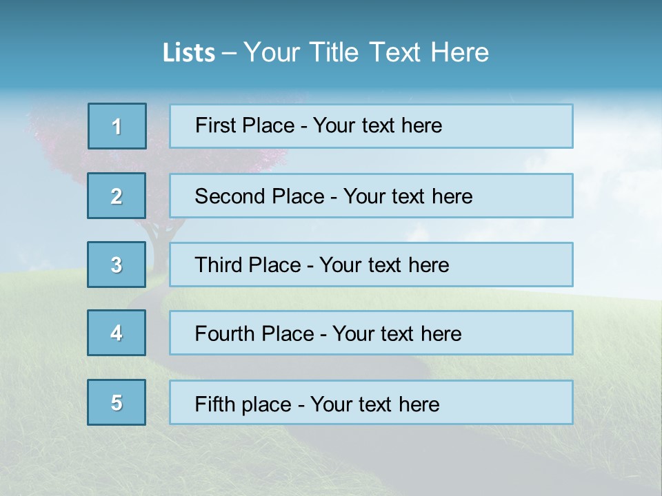 Meadow Nature Dream PowerPoint Template
