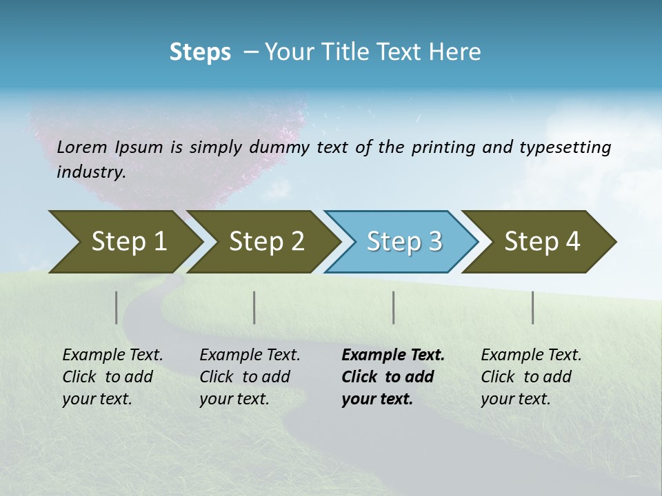 Meadow Nature Dream PowerPoint Template
