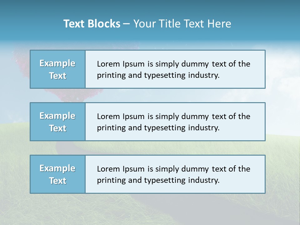 Meadow Nature Dream PowerPoint Template