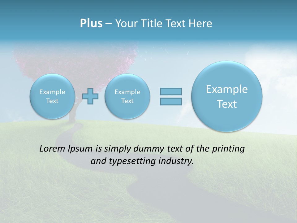 Meadow Nature Dream PowerPoint Template
