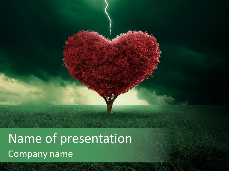 Tree Environment Garden PowerPoint Template