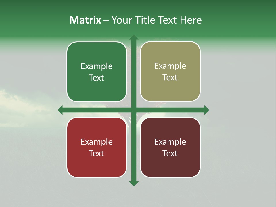 Tree Environment Garden PowerPoint Template