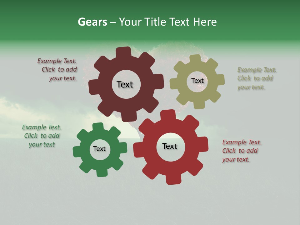 Tree Environment Garden PowerPoint Template