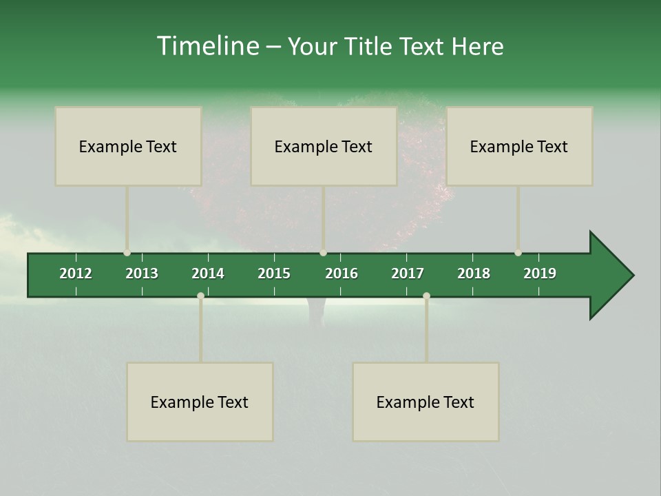 Tree Environment Garden PowerPoint Template