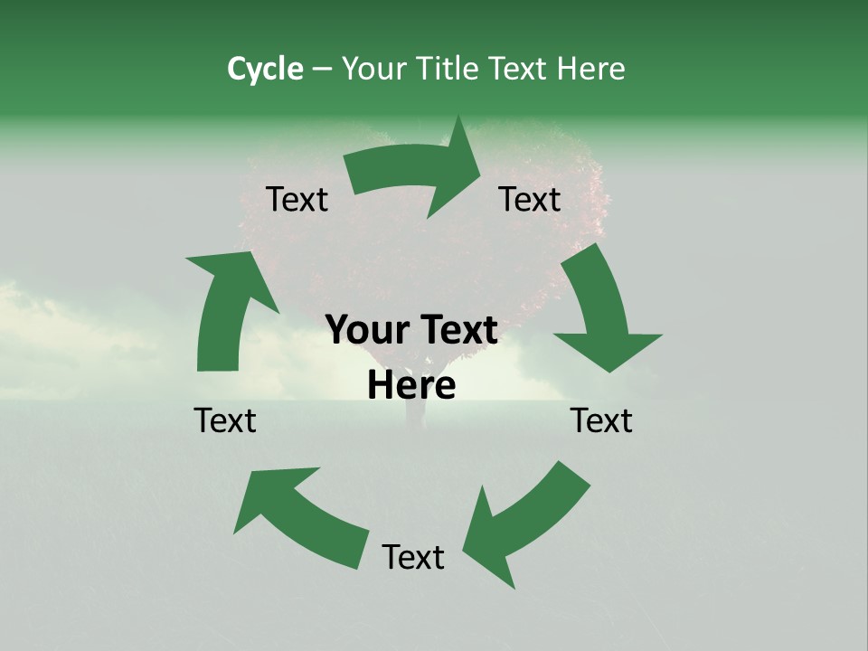 Tree Environment Garden PowerPoint Template
