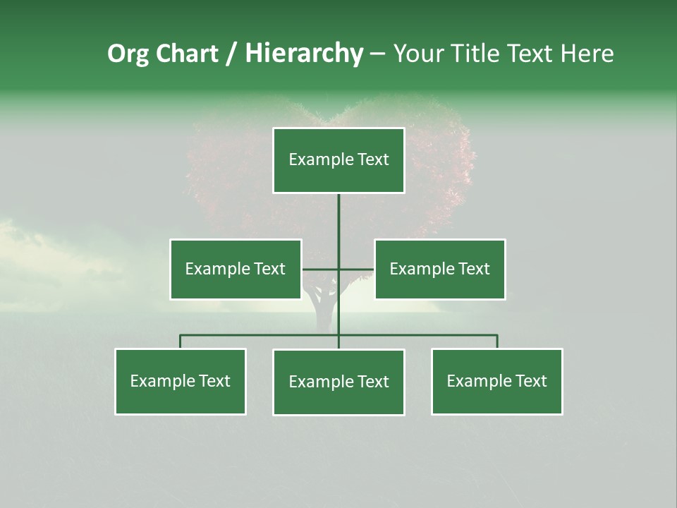 Tree Environment Garden PowerPoint Template
