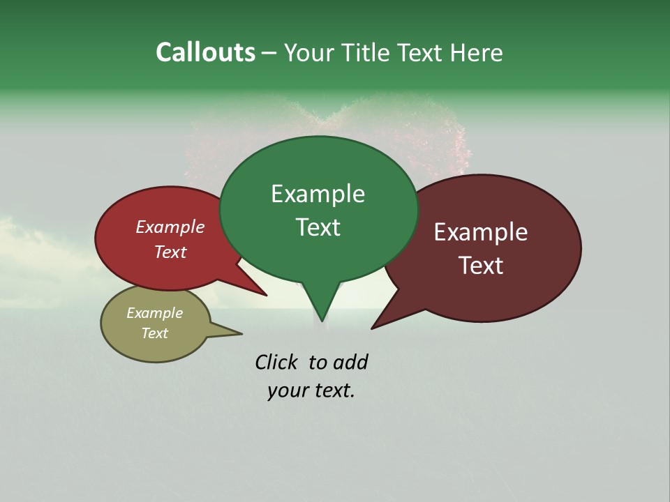 Tree Environment Garden PowerPoint Template
