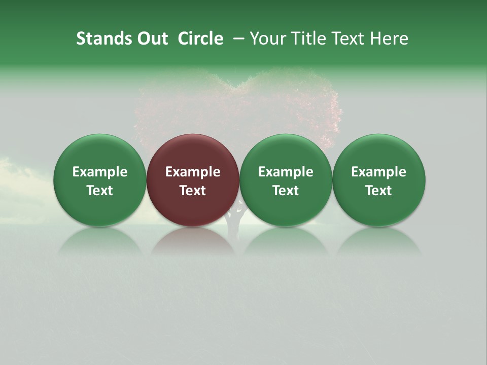 Tree Environment Garden PowerPoint Template