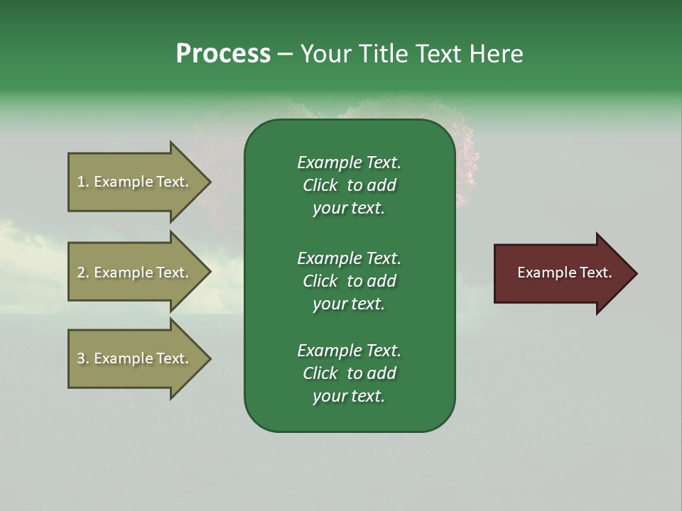 Tree Environment Garden PowerPoint Template
