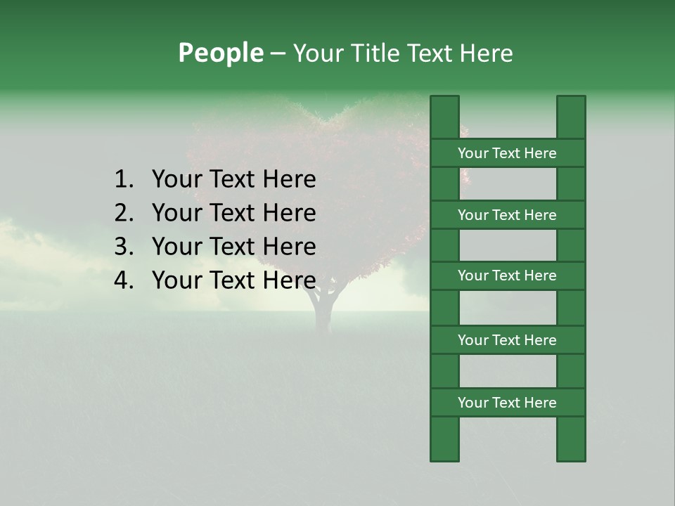 Tree Environment Garden PowerPoint Template