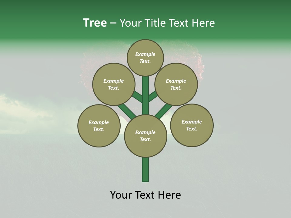 Tree Environment Garden PowerPoint Template