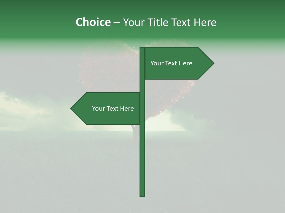 Tree Environment Garden PowerPoint Template