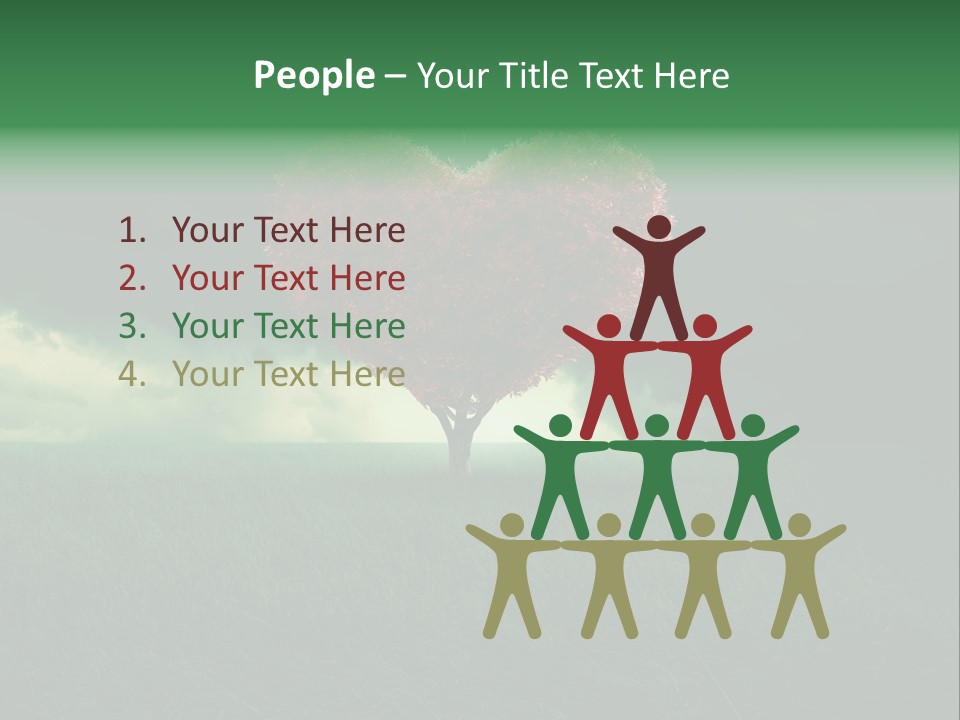 Tree Environment Garden PowerPoint Template