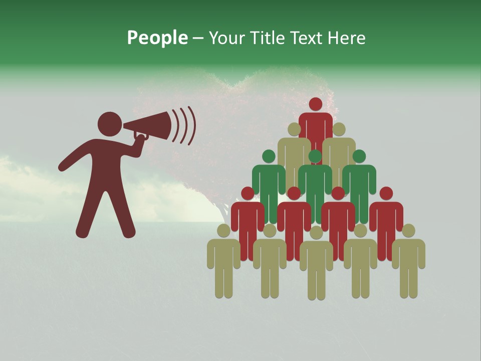 Tree Environment Garden PowerPoint Template