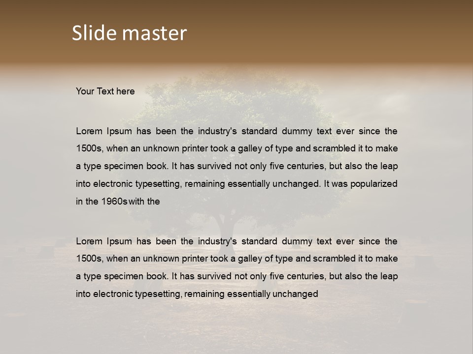 Landscape Ecologic Environment PowerPoint Template