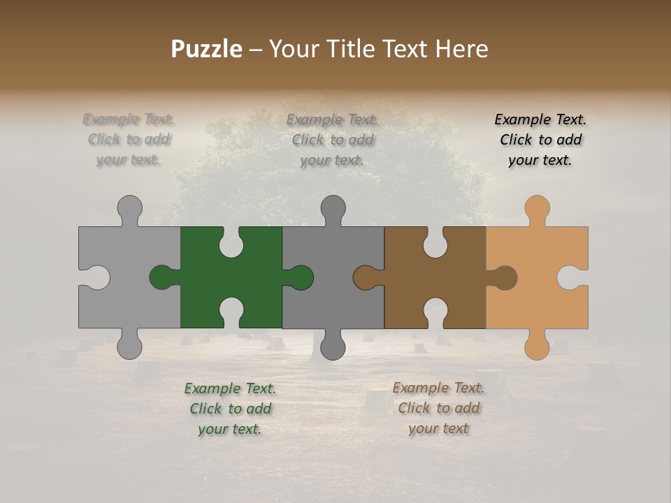 Landscape Ecologic Environment PowerPoint Template