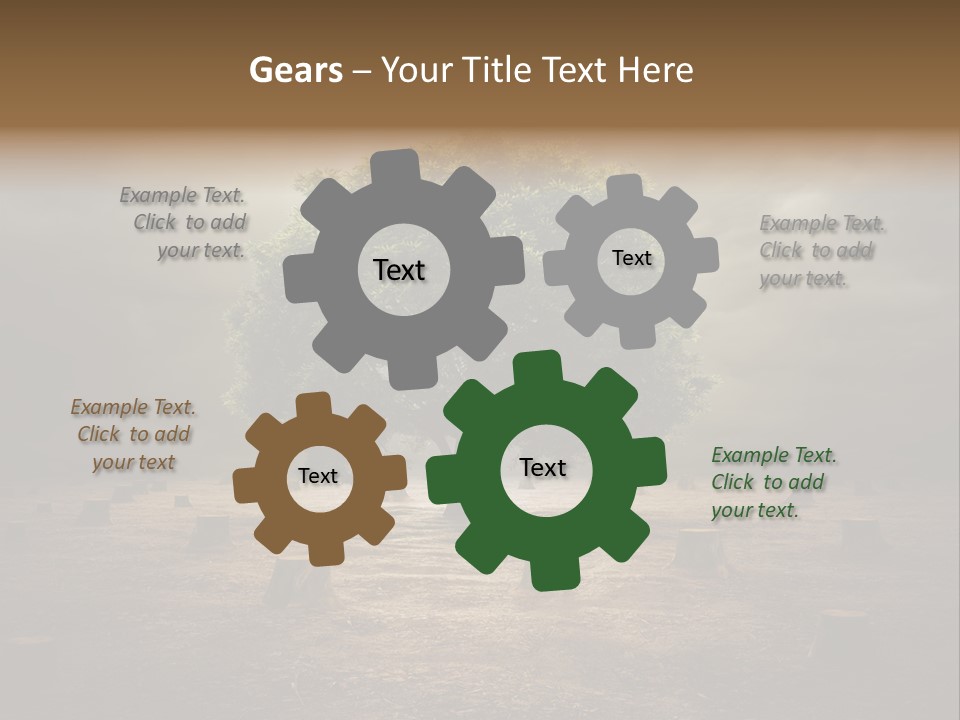 Landscape Ecologic Environment PowerPoint Template
