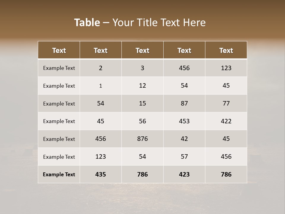Landscape Ecologic Environment PowerPoint Template