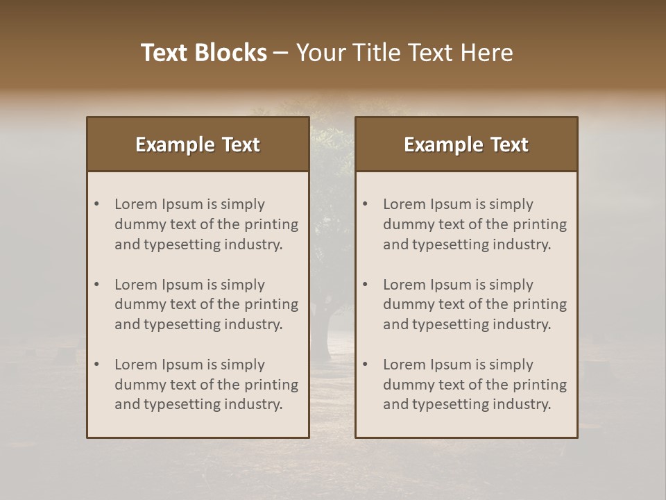 Landscape Ecologic Environment PowerPoint Template