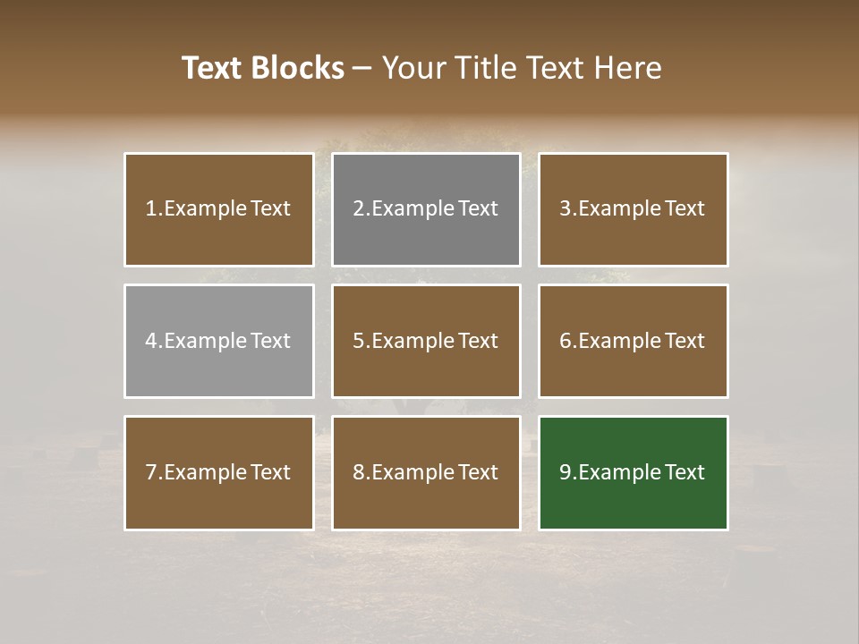 Landscape Ecologic Environment PowerPoint Template