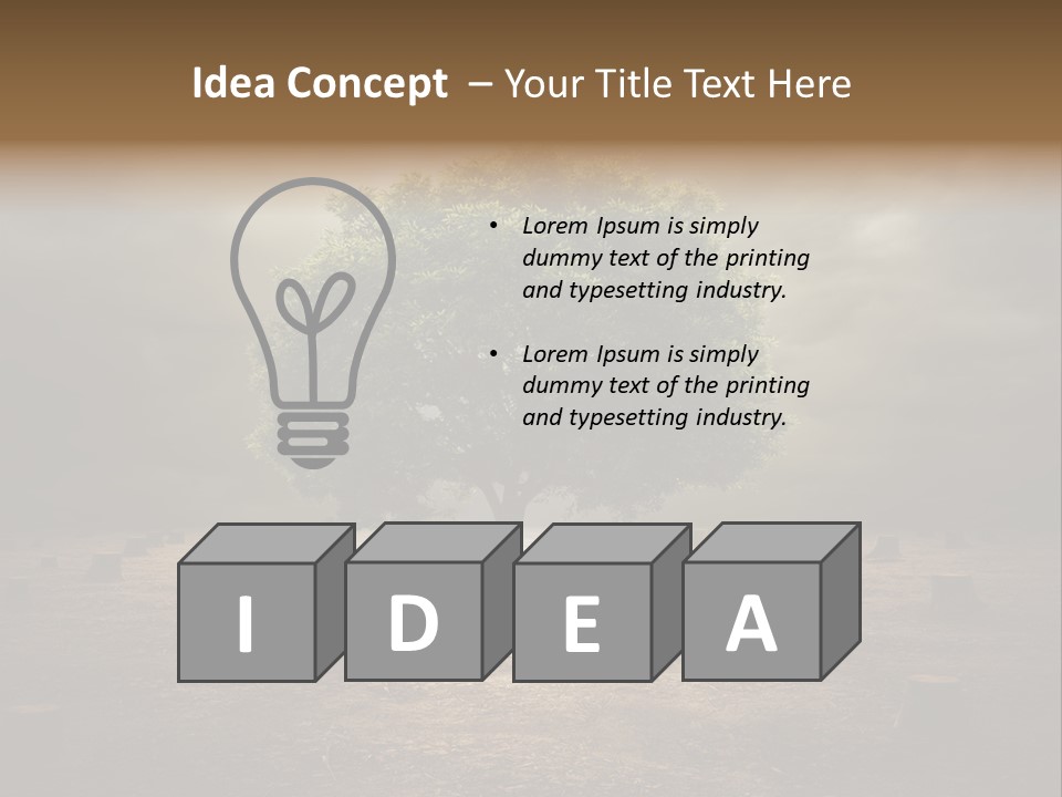 Landscape Ecologic Environment PowerPoint Template