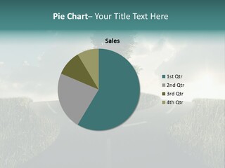 Rotary Sunset Round PowerPoint Template