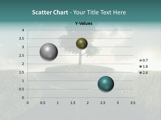 Rotary Sunset Round PowerPoint Template