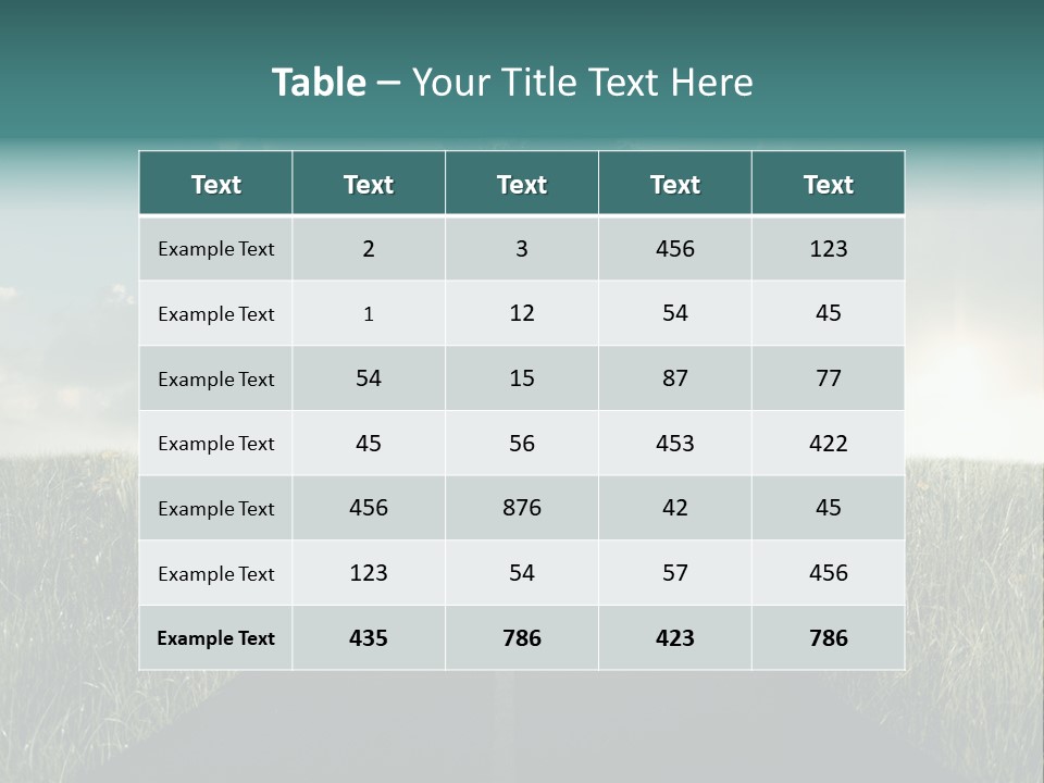 Rotary Sunset Round PowerPoint Template
