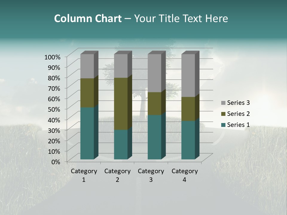Rotary Sunset Round PowerPoint Template