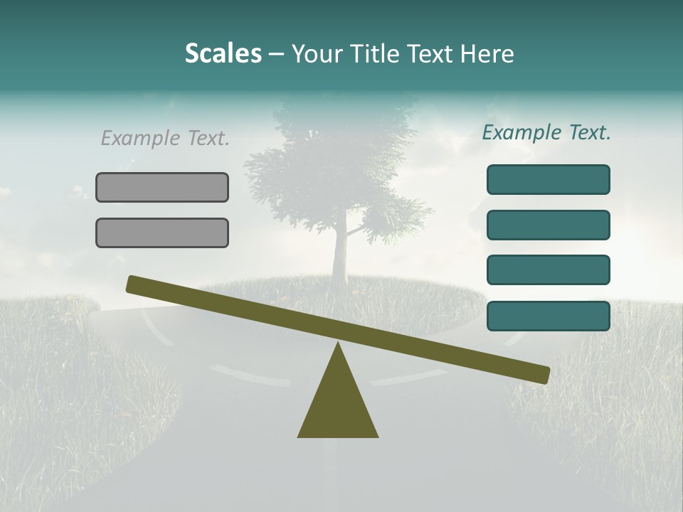 Rotary Sunset Round PowerPoint Template