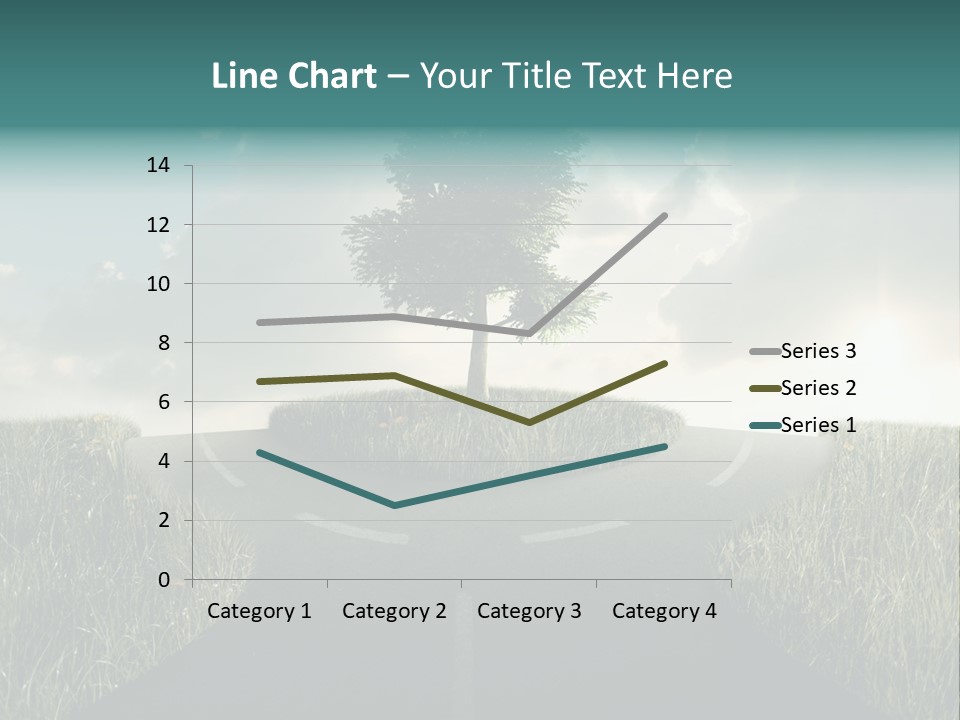Rotary Sunset Round PowerPoint Template