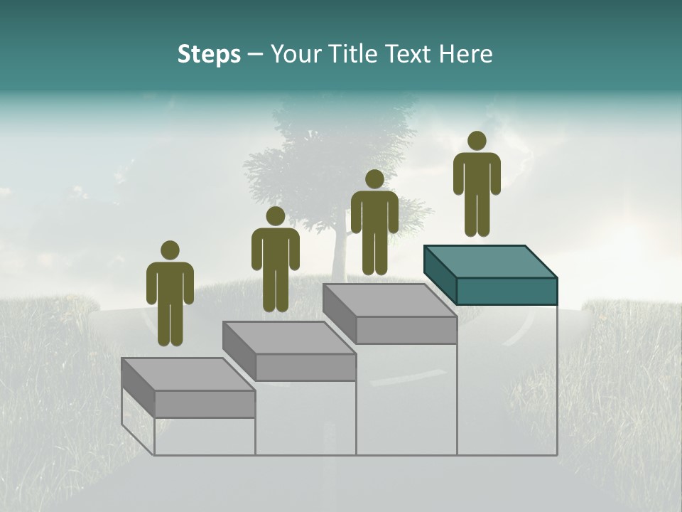 Rotary Sunset Round PowerPoint Template