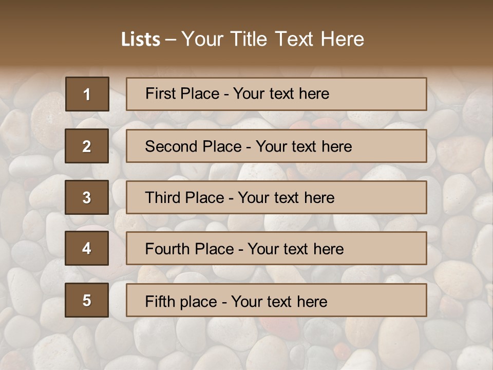 Natural Mosaic Structure PowerPoint Template