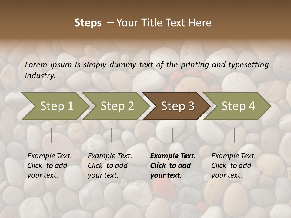 Natural Mosaic Structure PowerPoint Template