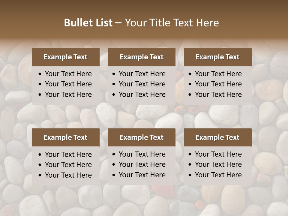 Natural Mosaic Structure PowerPoint Template