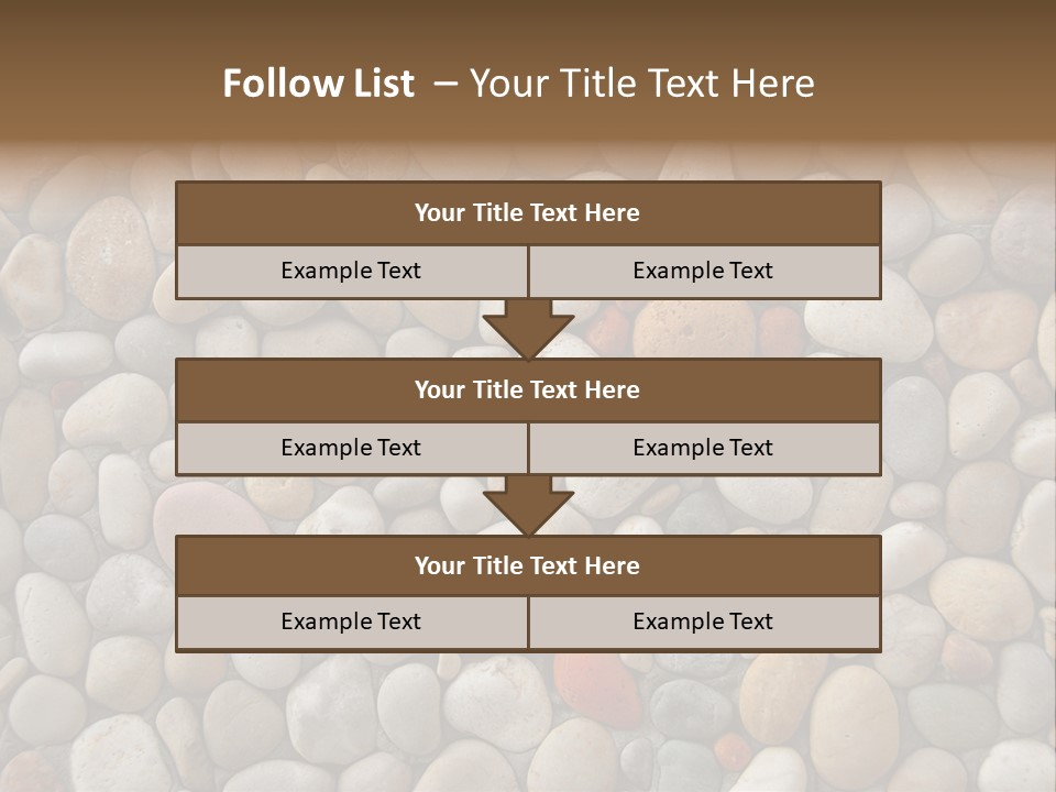 Natural Mosaic Structure PowerPoint Template