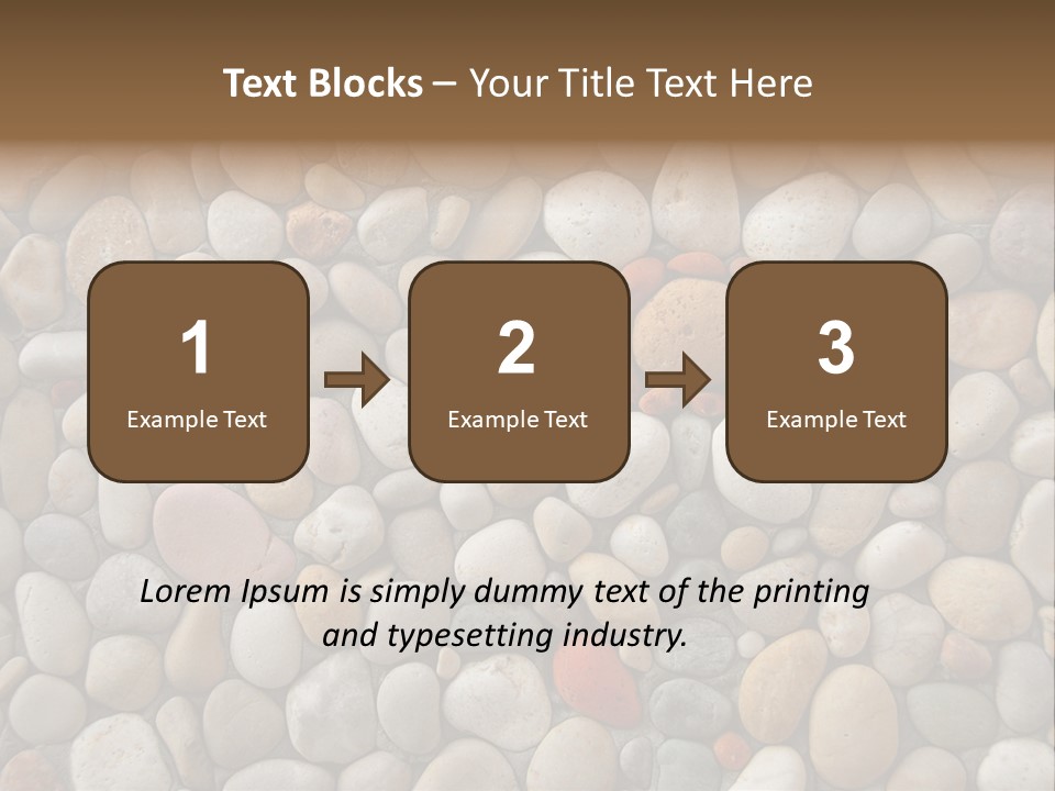 Natural Mosaic Structure PowerPoint Template