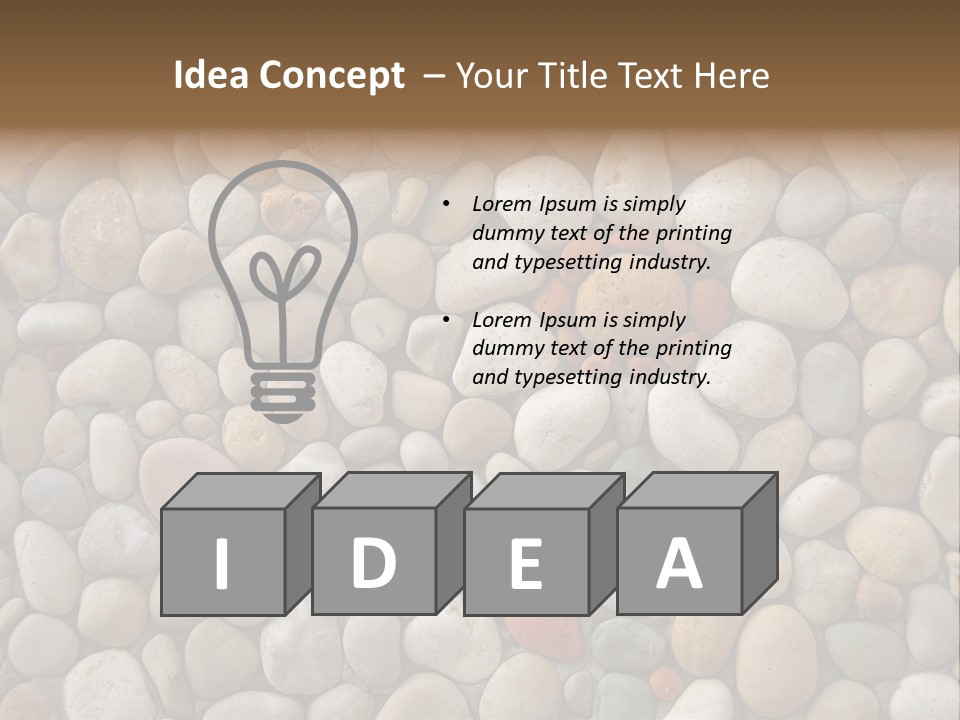 Natural Mosaic Structure PowerPoint Template