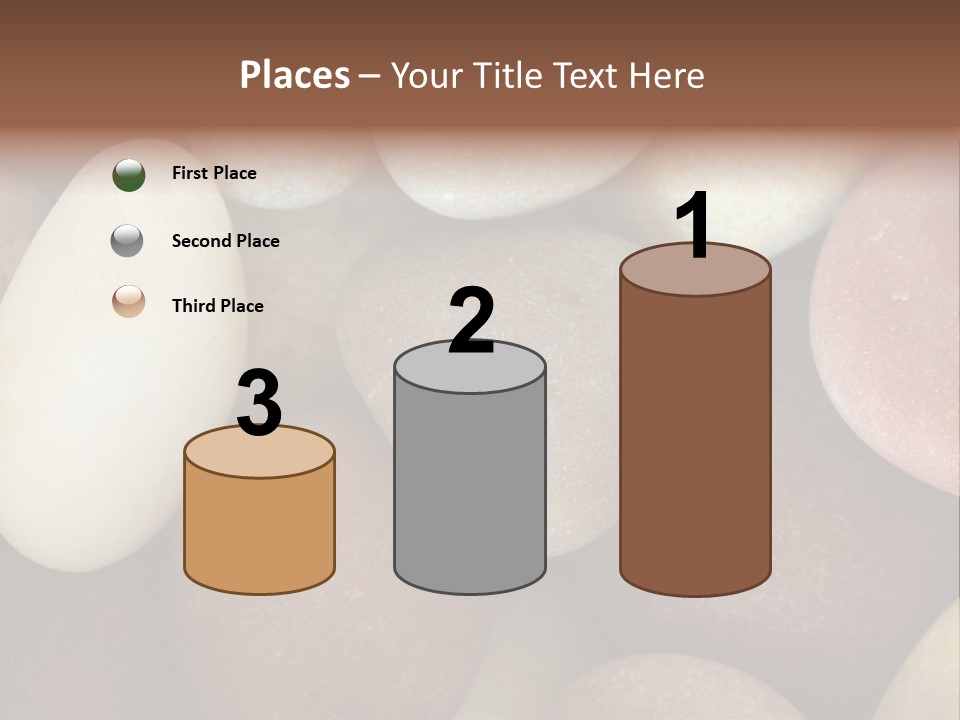 Hintergrund Konzept Flusskiesel PowerPoint Template