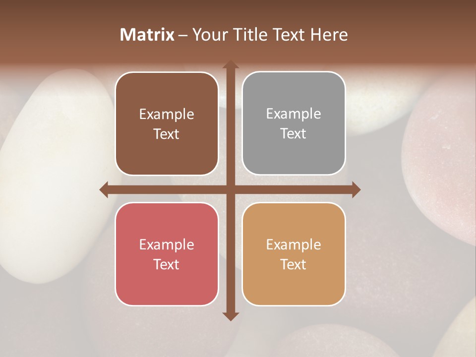 Hintergrund Konzept Flusskiesel PowerPoint Template