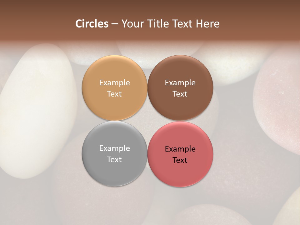 Hintergrund Konzept Flusskiesel PowerPoint Template