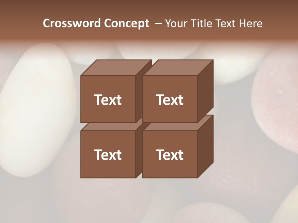 Hintergrund Konzept Flusskiesel PowerPoint Template
