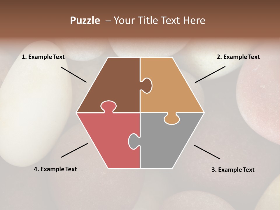 Hintergrund Konzept Flusskiesel PowerPoint Template